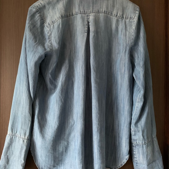 Elevenses Tencel Button Up Top - Picture 2 of 7